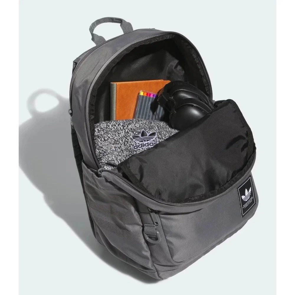 Adidas Originals Premise Backpack Grey | Laptop School Travel Bag | New w/ Tags